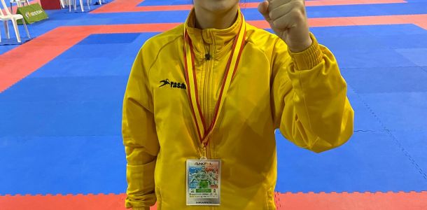 Aina Padilla es proclama campiona d'Espanya de karate