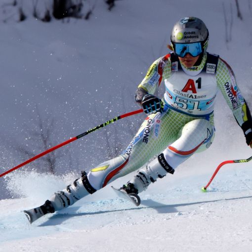Cande Moreno marca bons temps però queda fora al supergegant de la Copa del Món de St Anton