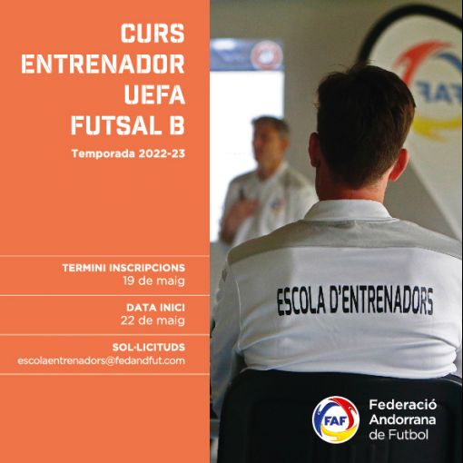 Divendres, darrer dia per apuntar-se al curs UEFA B