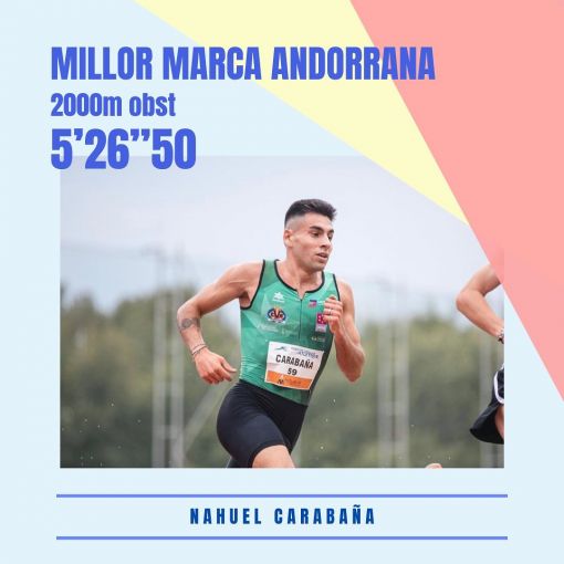 Carabaña esmicola el rècord nacional dels 2.000 obstacles