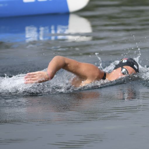 Alexandra Mejia es corona a l'Estany de Banyoles