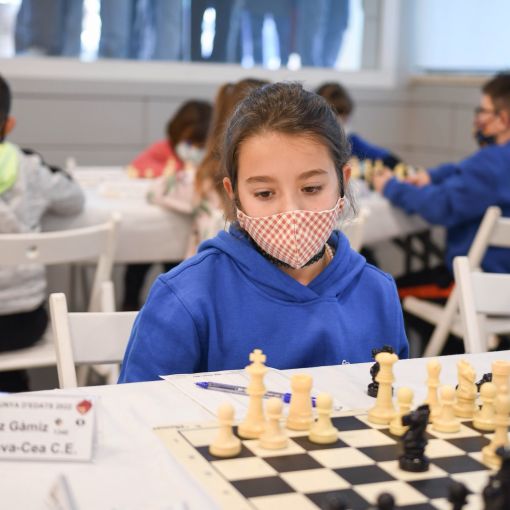 Marta Martínez debuta al sub8 català d'escacs