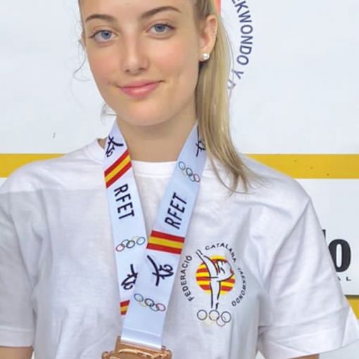 Naiara Liñán guanya el bronze en el Campionat d'Espanya de Taekwondo