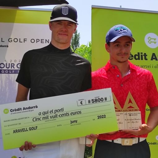 El jove francès, Tom Vaillant, guanya l'Aravell Open Golf by Crèdit Andorrà