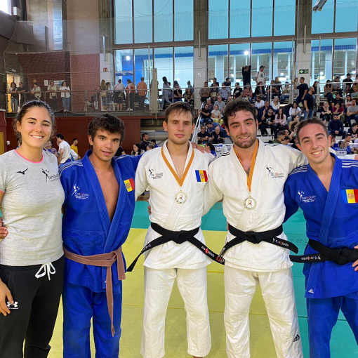 Reig i Rossell fan plata en el català de Judo