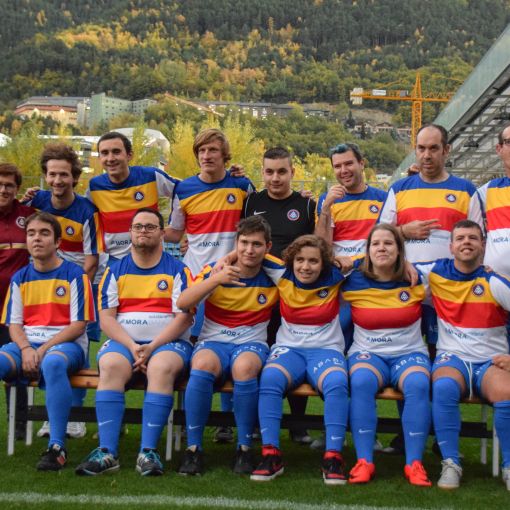 L'FC Andorra presenta l'equip de LaLiga Genuine