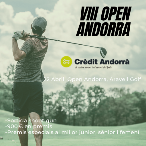 Dissabte arrenca el circuit nacional de golf Crèdit Andorrà 2023