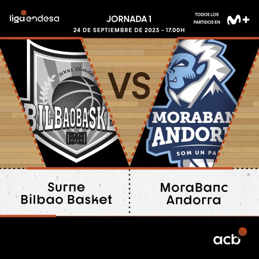 El Bilbao Basket, primer duel del MoraBanc Andorra en el retorn a l'ACB