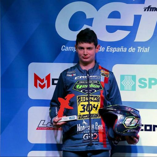 Doble podi d'Edgar Garcia al Campionat d'Espanya de Trial